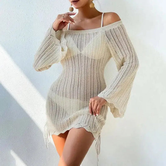 Knitted Beach Dress $24.60 From Gee Kay's  | Family Fashion