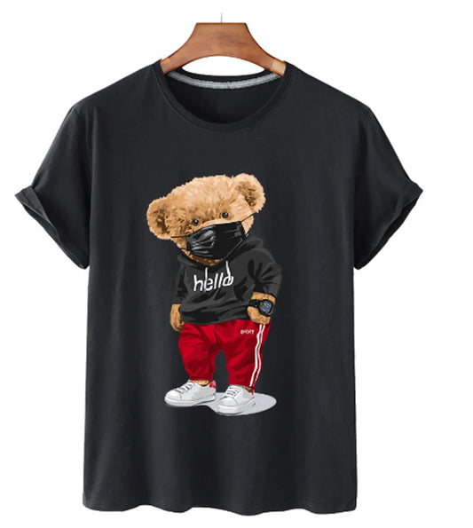 Bear Print Men's T Shirt $19.81 From Gee Kay's  | Family Fashion