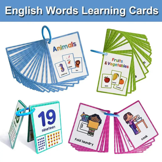 English Words Learning Flashcards $23.71 From Gee Kay's  | Family Fashion