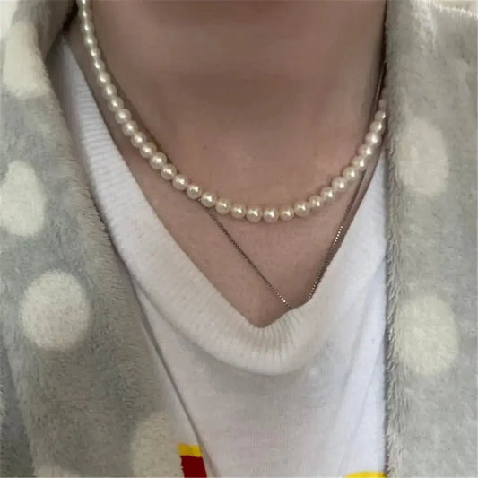 Pearl Necklace Men $14.39 From Gee Kay's  | Family Fashion