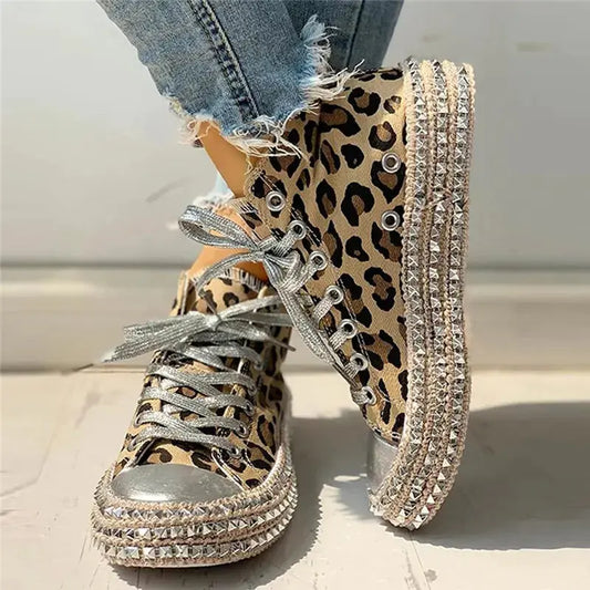 Leopard Print Canvas Shoes $31.27 From Gee Kay's  | Family Fashion