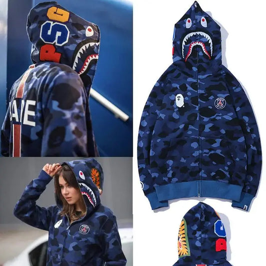 Shark Brushed Unisex Hoodies $40.91 From Gee Kay's  | Family Fashion